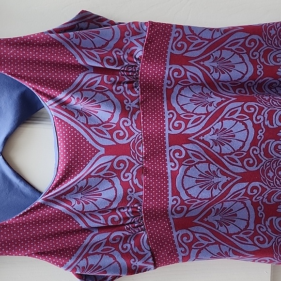 Prana Small Holly Pink Blue Dress Athletic Athleisure Sporty - Picture 5 of 12